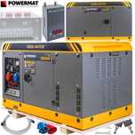 POWERMAT Agregat Prądotwórczy Generator Prądu 18kw 230/400v 12v Ats