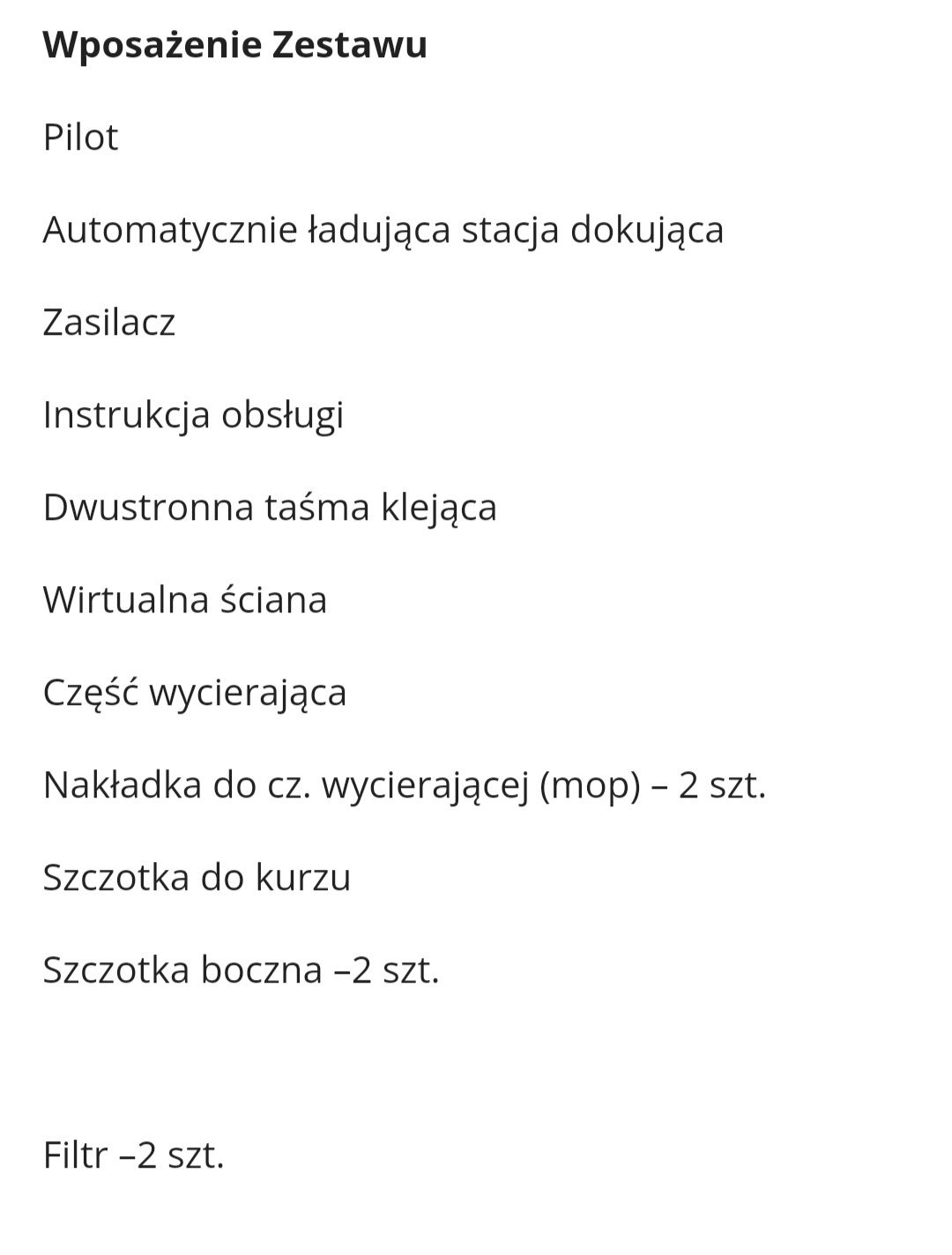 Robot sprzątający