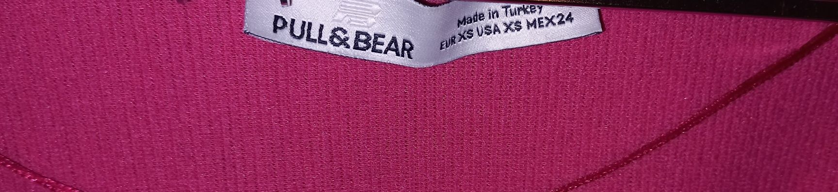 Pull&Bear modna bluzka,bufiastymi rękawy XS/S