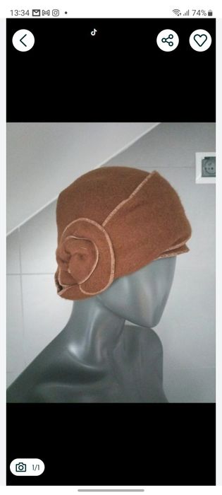 Czapka zimowa 100% wełna