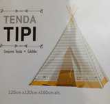 Tenda tipi com colchão e almofada