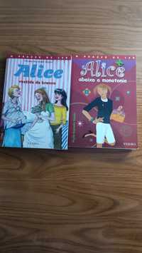 2 livros coleção "Alice"