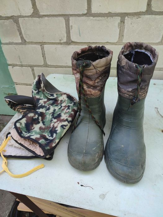 рыбацкие сапоги литые