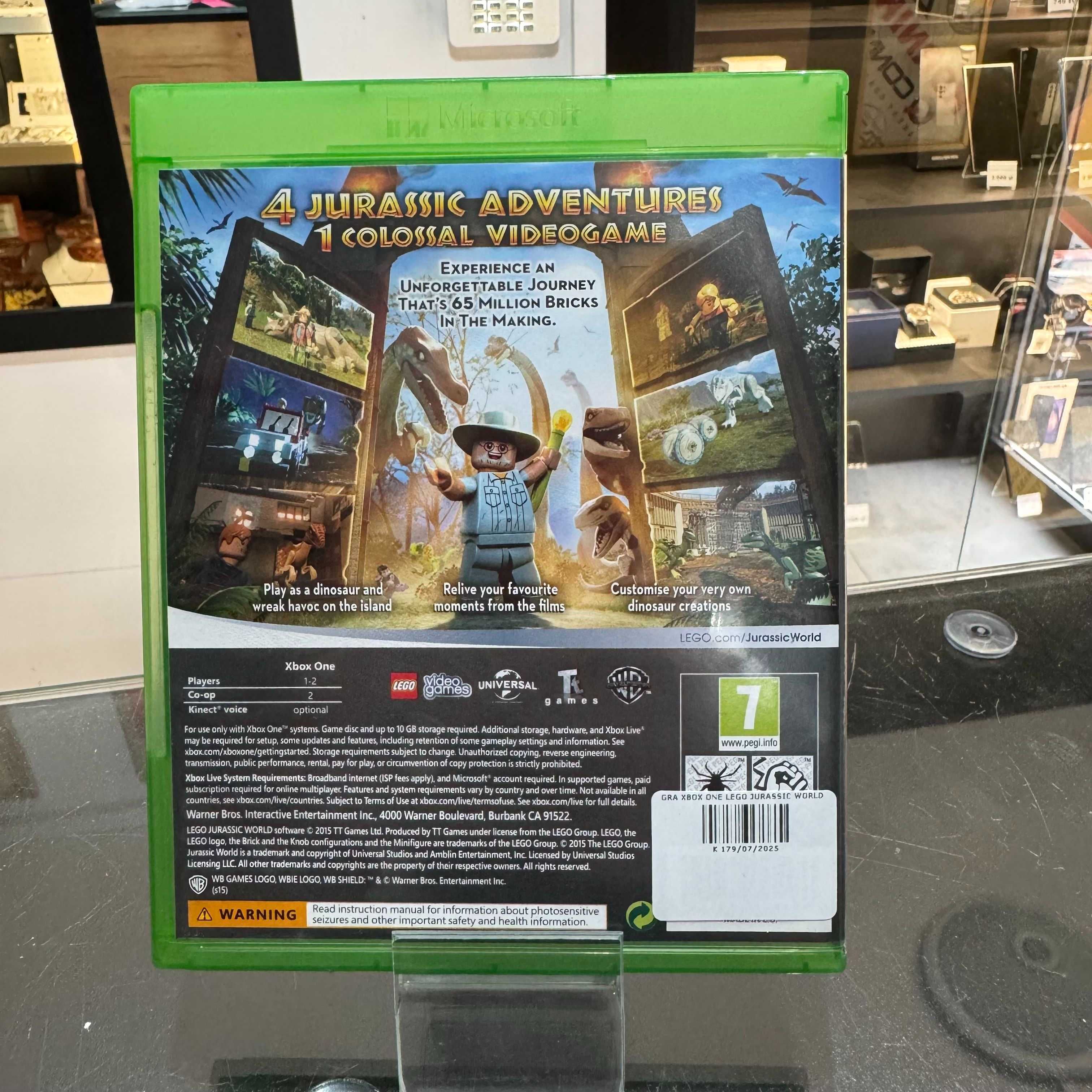 Gra Xbox Lego One Jurassic World | Sprawna | Używana |