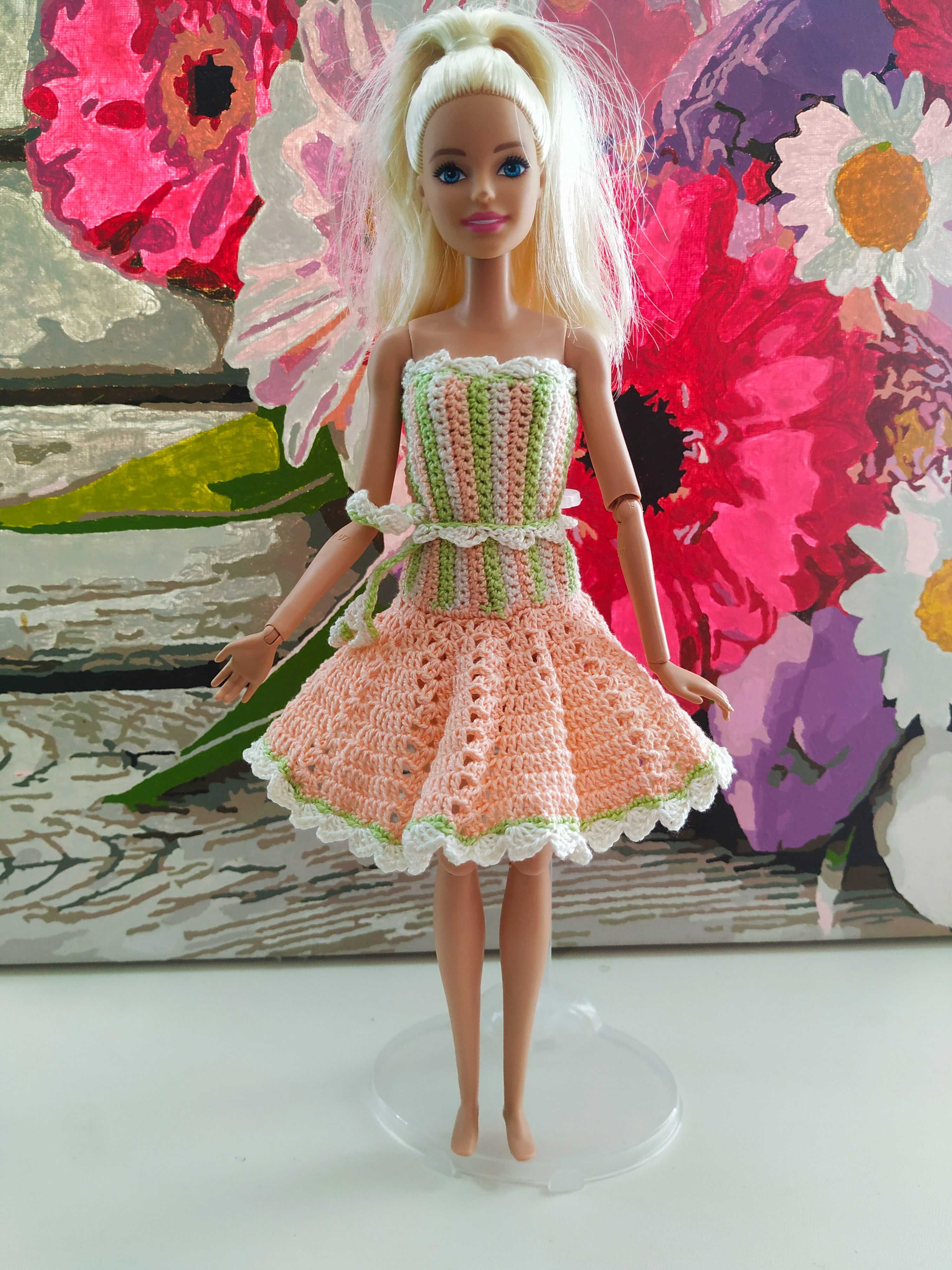 Одежда для куклы Барби: платье, балетки