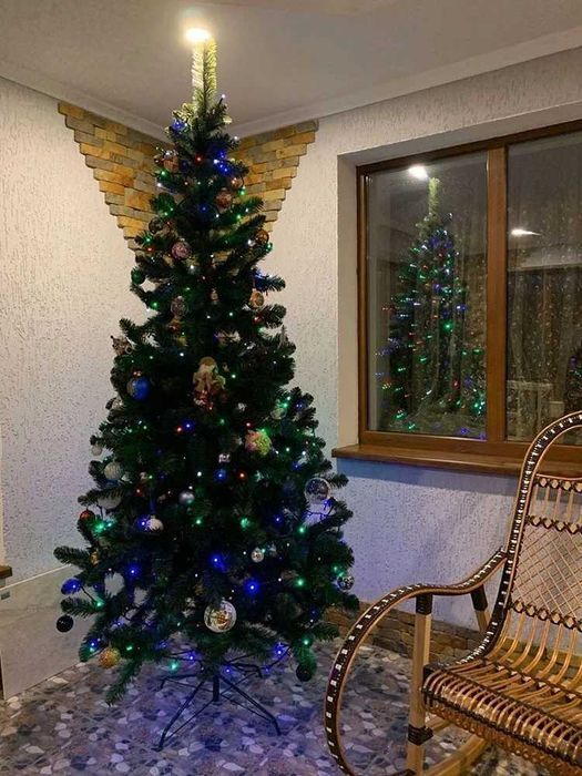 ‼️ Новогодняя ель. Искусственная елка, зеленая. Видеообзор. Ялинка ‼️