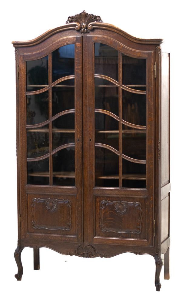 Biblioteczka biblioteka witrynka debowa
