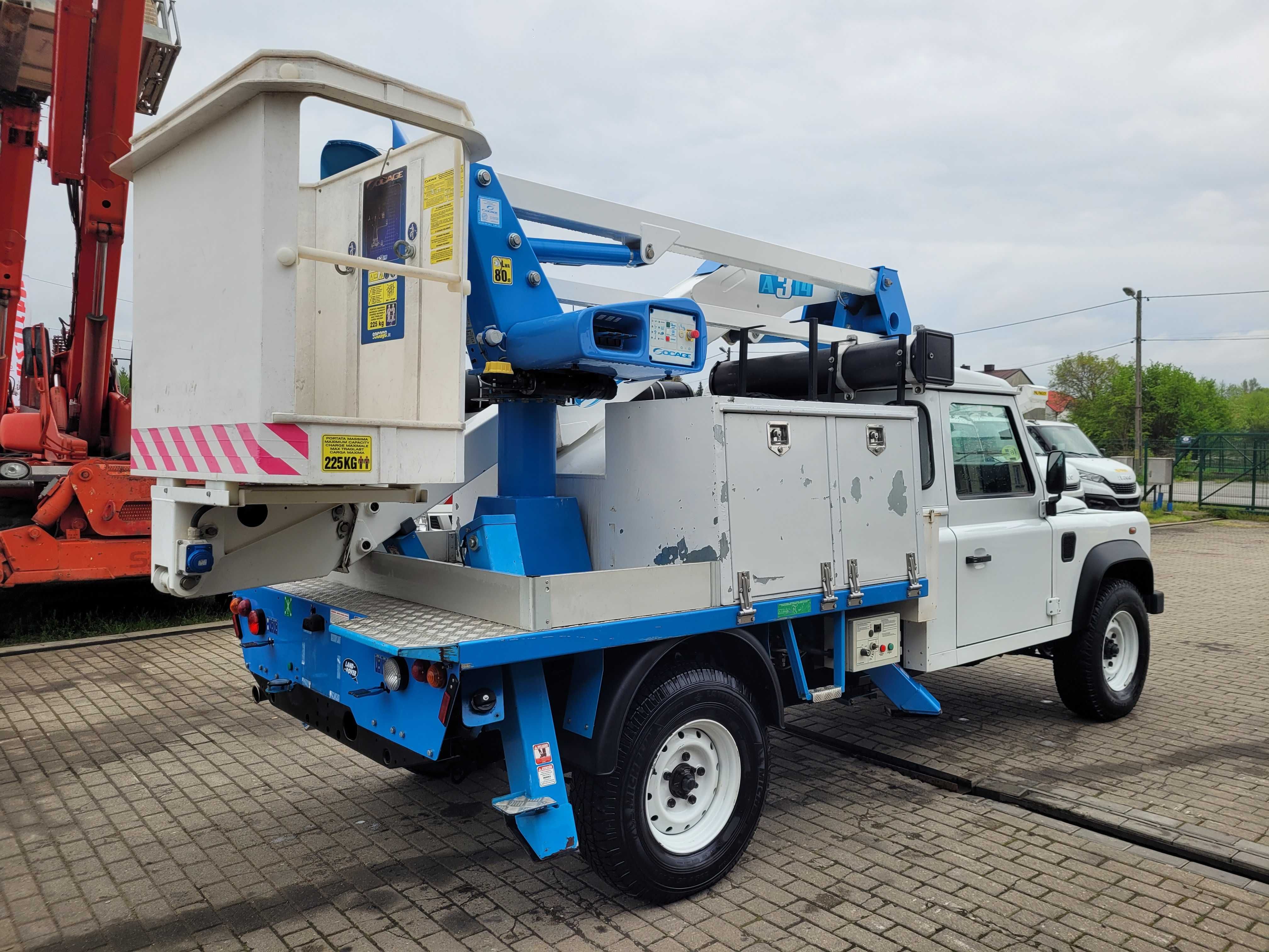 Socage/A314/pick up/Land Rover/4x4/koszowy/13 m/zwyżka/hydraulika /15r