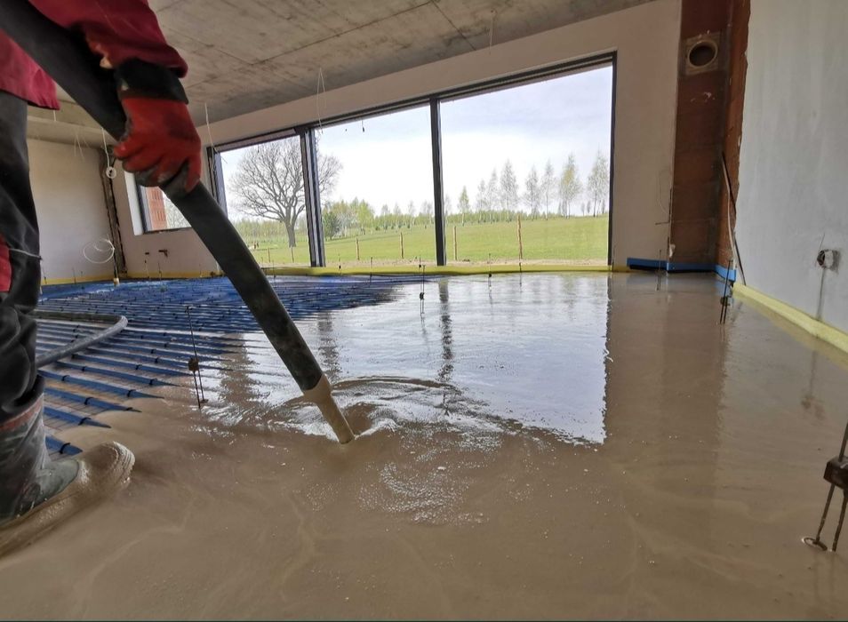 Posadzki wylewki maszynowe i przemysłowe betonowe i anhydrytowe