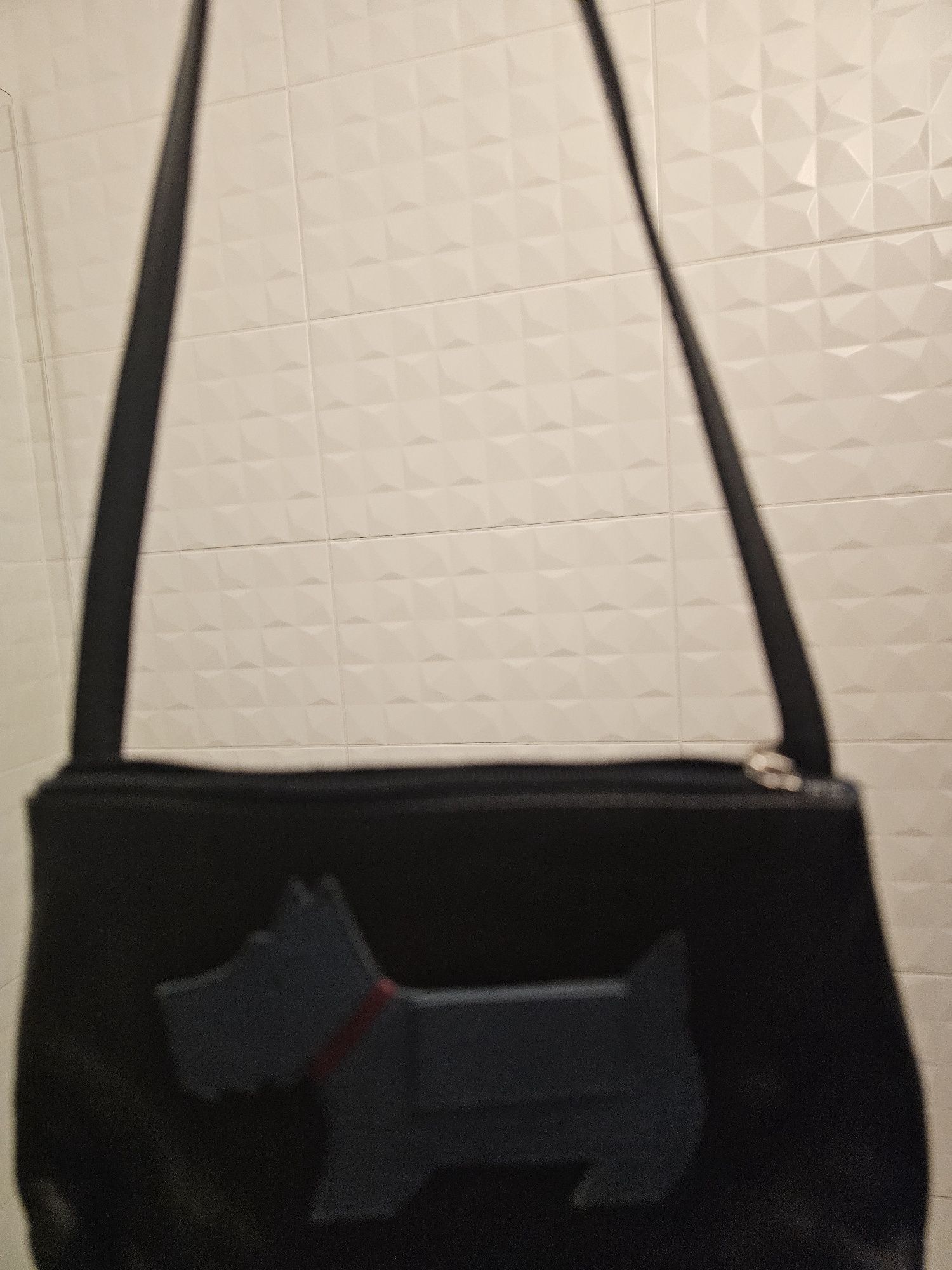 Radley torebka Black Leather Party Occasion Handbag Clutch