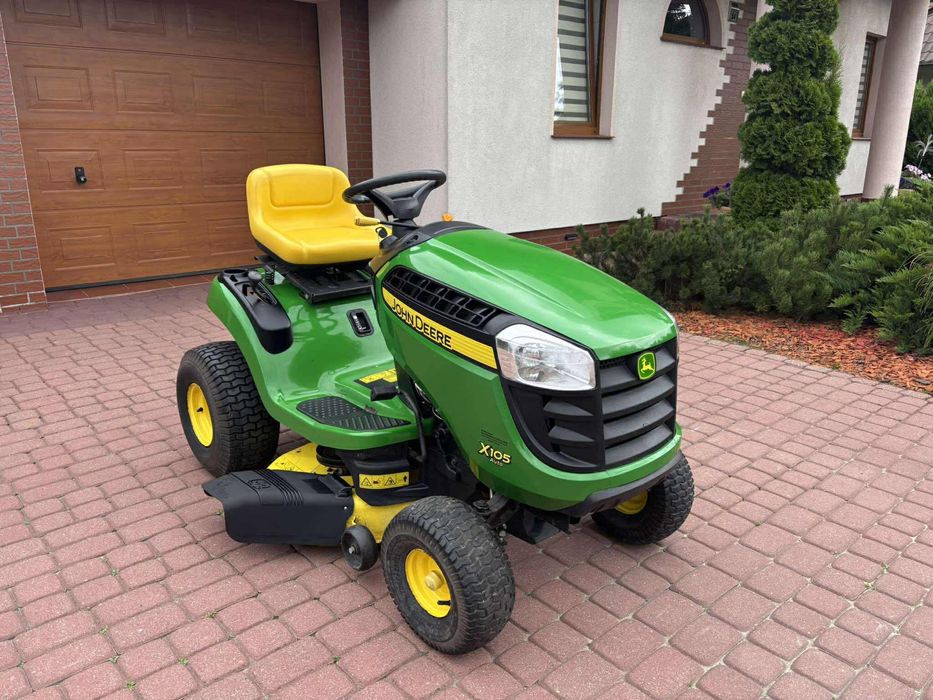John deere x105 auto traktorek kosiarka