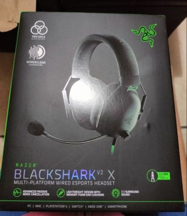 Оригінал‼️Гарнітура Razer Blackshark V2 Х

ЗВУК КІБЕРСПОРТУ
Бийтес