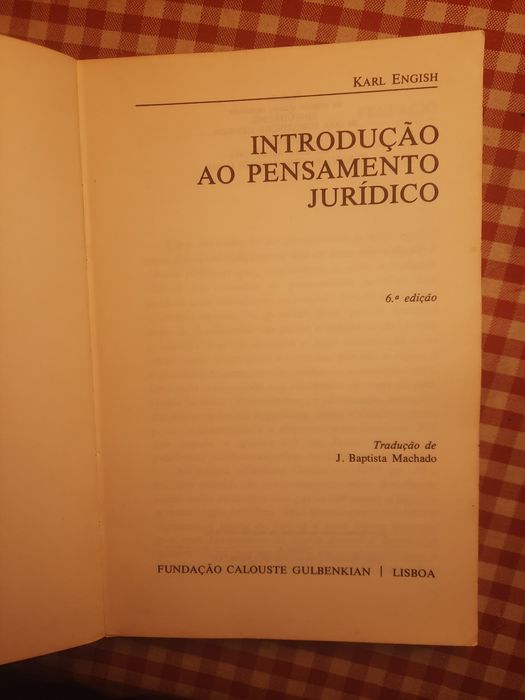 Introdução ao pensamento jurídico Karl Engish