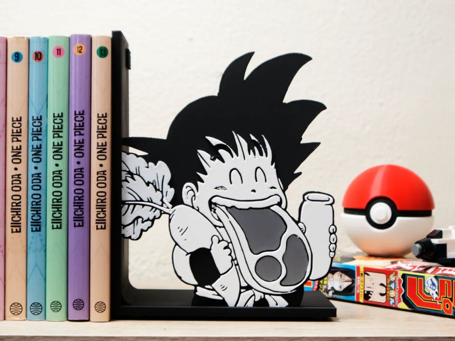 Paragem de Livros Divertido do Kid Son Goku a Comer | Dragon Ball