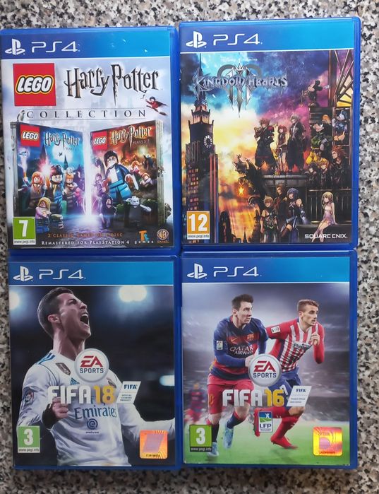 Conjunto de 4 jogos Playstation 4