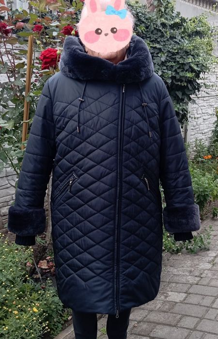 Пальто, куртка, зима, р. 62-64, жіноче, великий розмір, батал