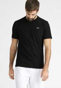 Lacoste T-Shirt czarny koszulka logo nowa rozm. M