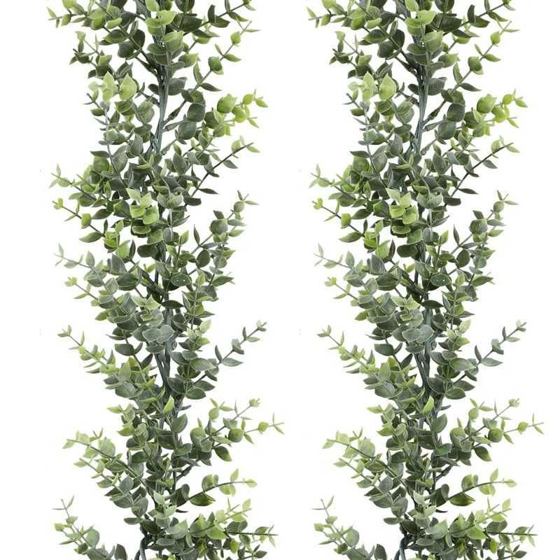 Eukaliptus Sztuczny Girlanda Sztuczne Kwiaty Bluszcz Pnącze 7m