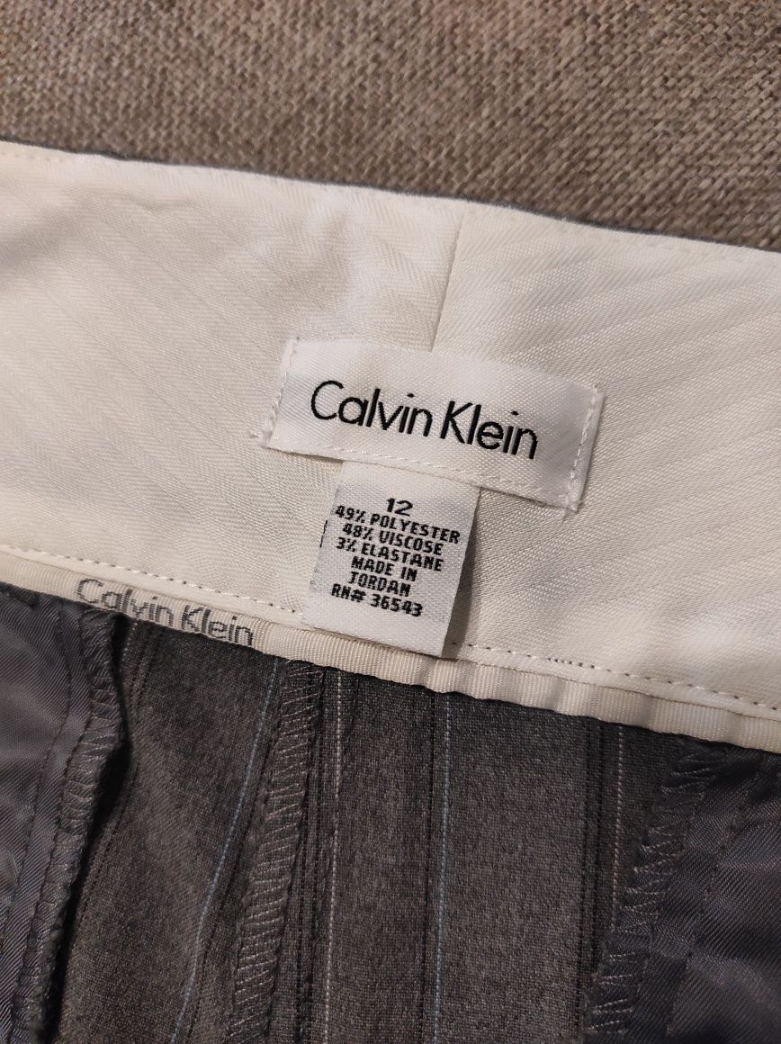 Nowe Calvin Klein 42 xl spodnie damskie szare