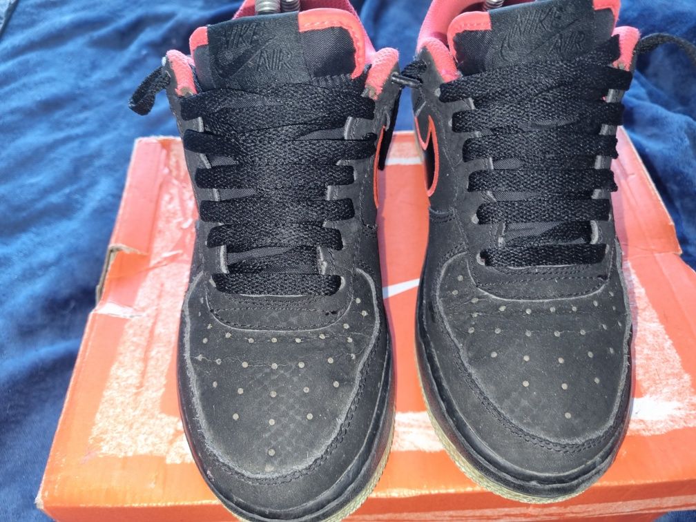 Nike Air rosa e preto