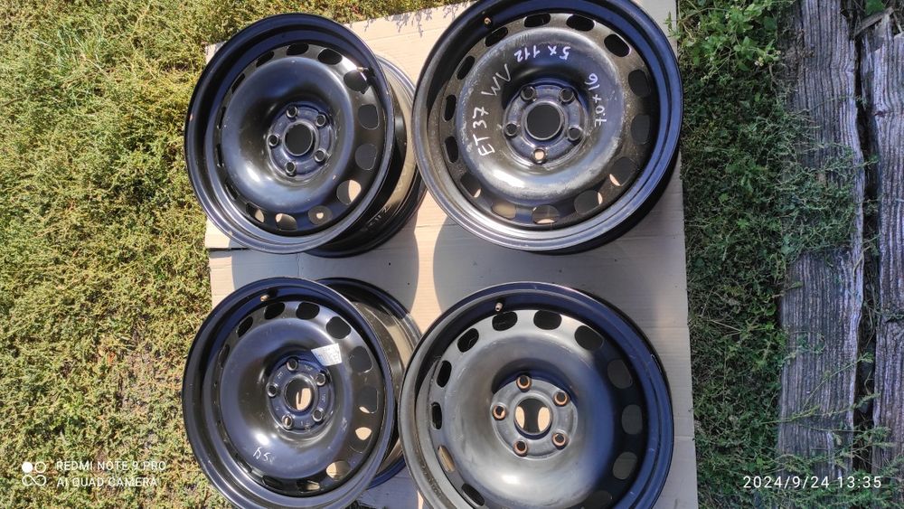 Диски 5/112/16 ЕТ 37 Volkswagen Audi Skoda