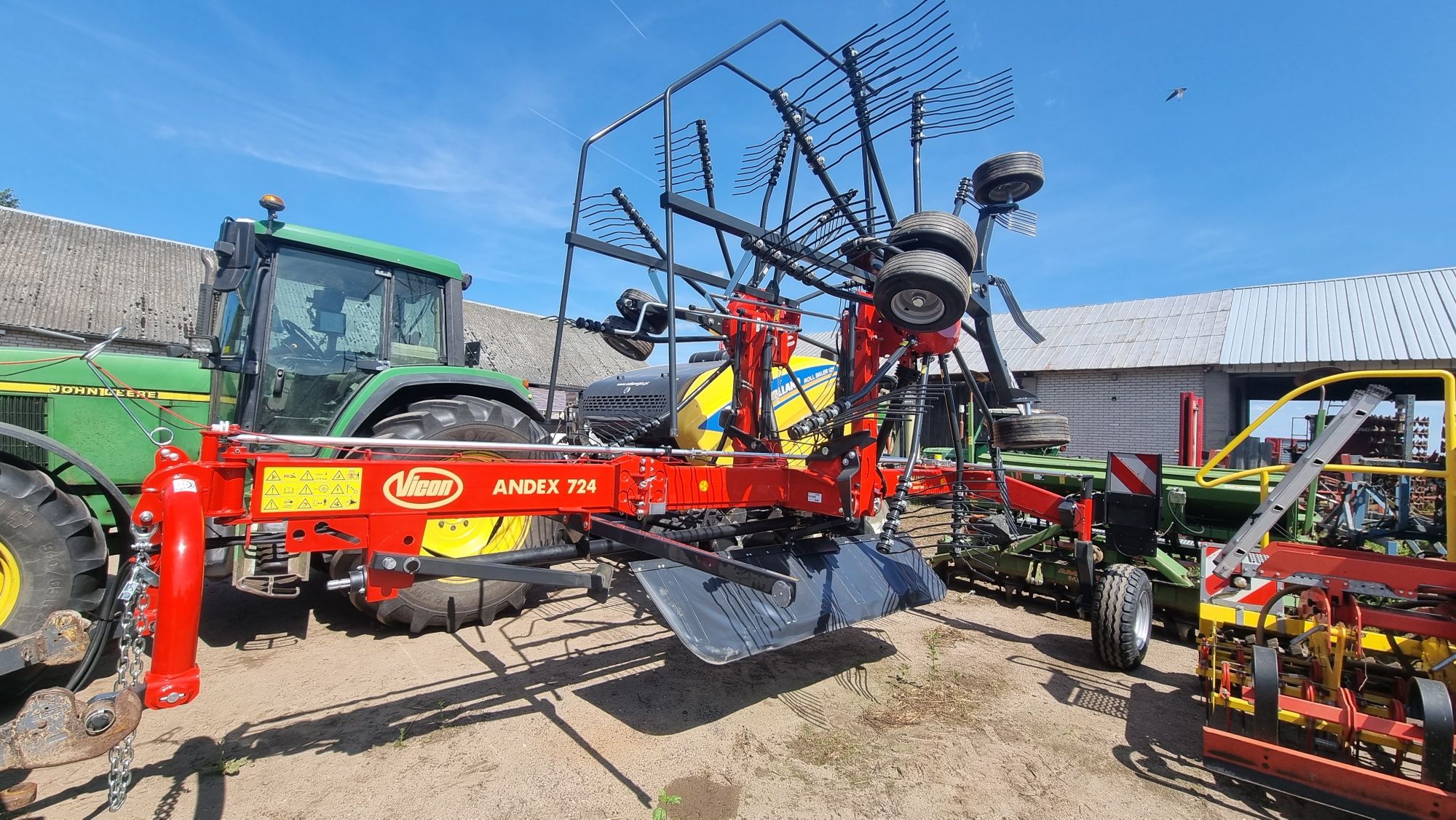 Nowa zgrabiarka Vicon Andex 724, Kverneland, Kubota, cena BRUTTO