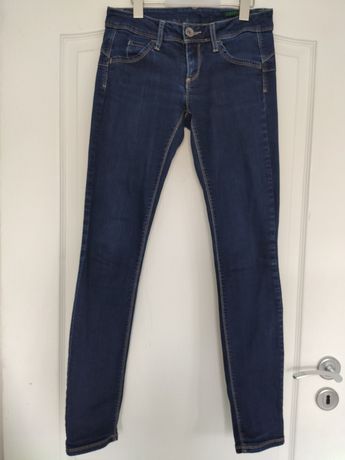 Spodnie dżinsowe jeansowe benetton skinny