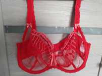 Biustonosz Freya Arabella red rozmiar 34FF, 75FF idealny stan