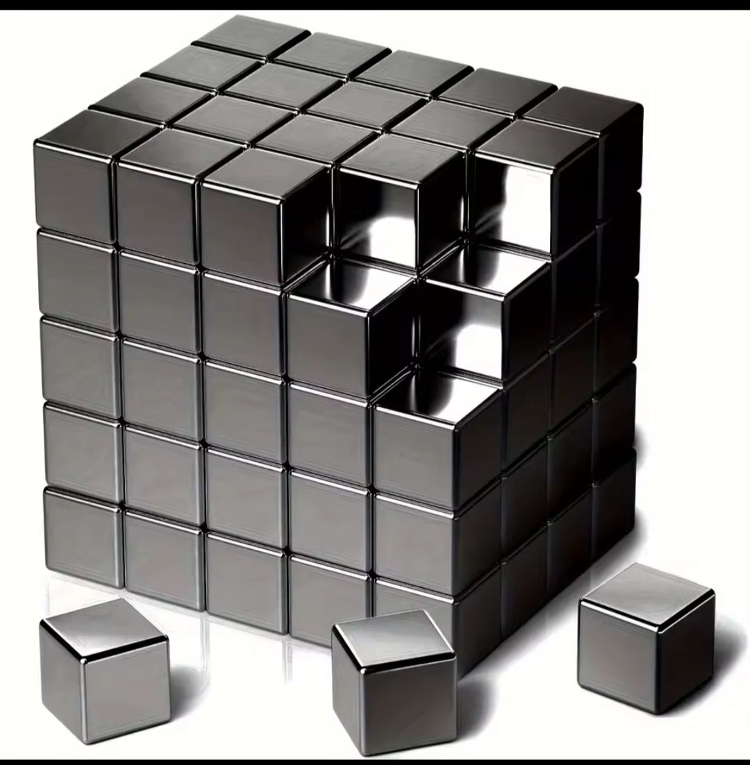 Magnesy neodymowe 5x5x5 100 sztuk