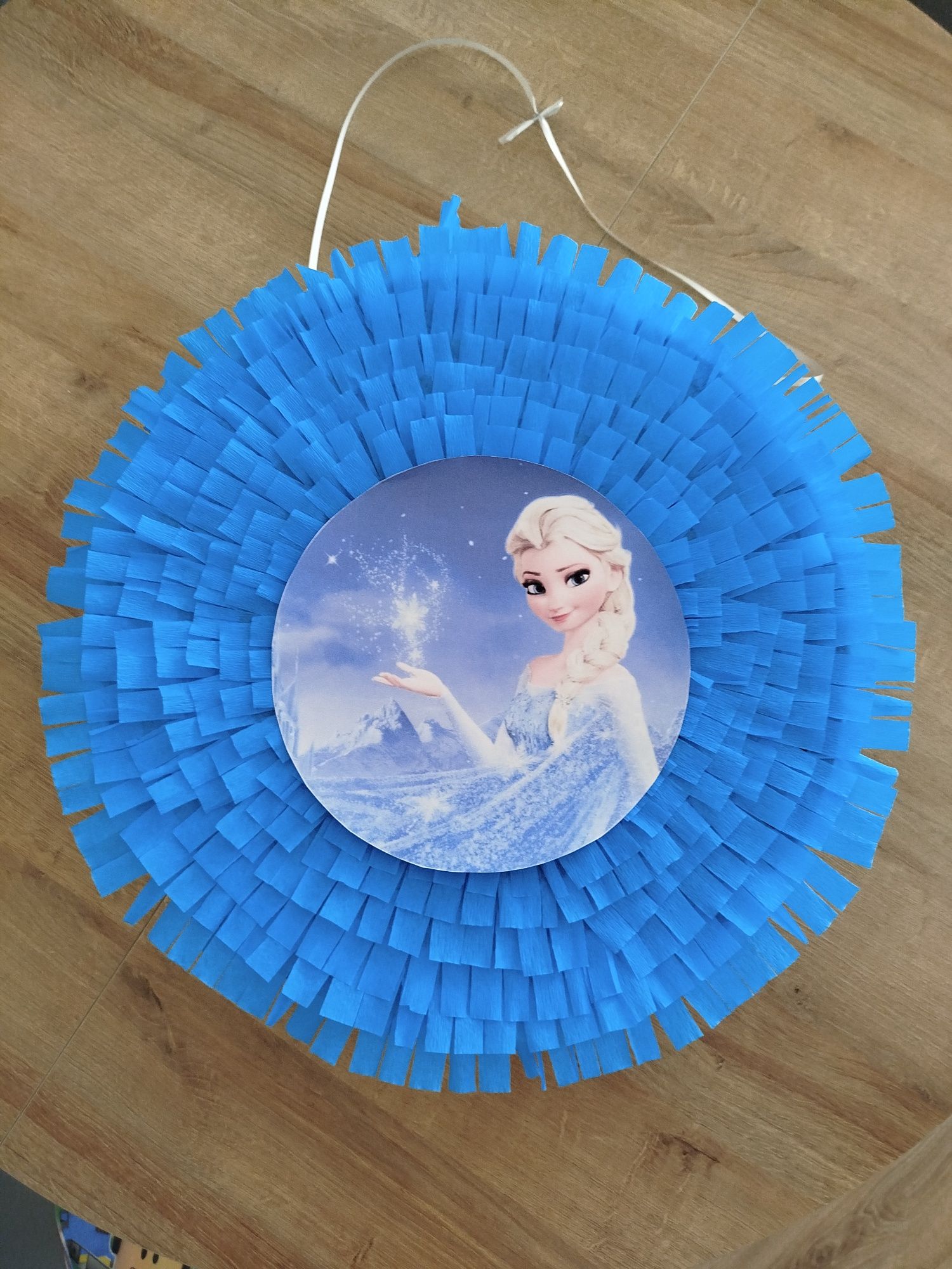 Piniata kraina lodu elsa Frozen niebieska