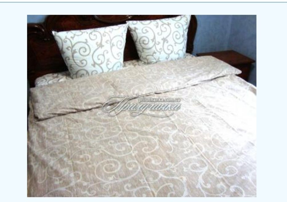 Комплект постільної білизни бязь євро