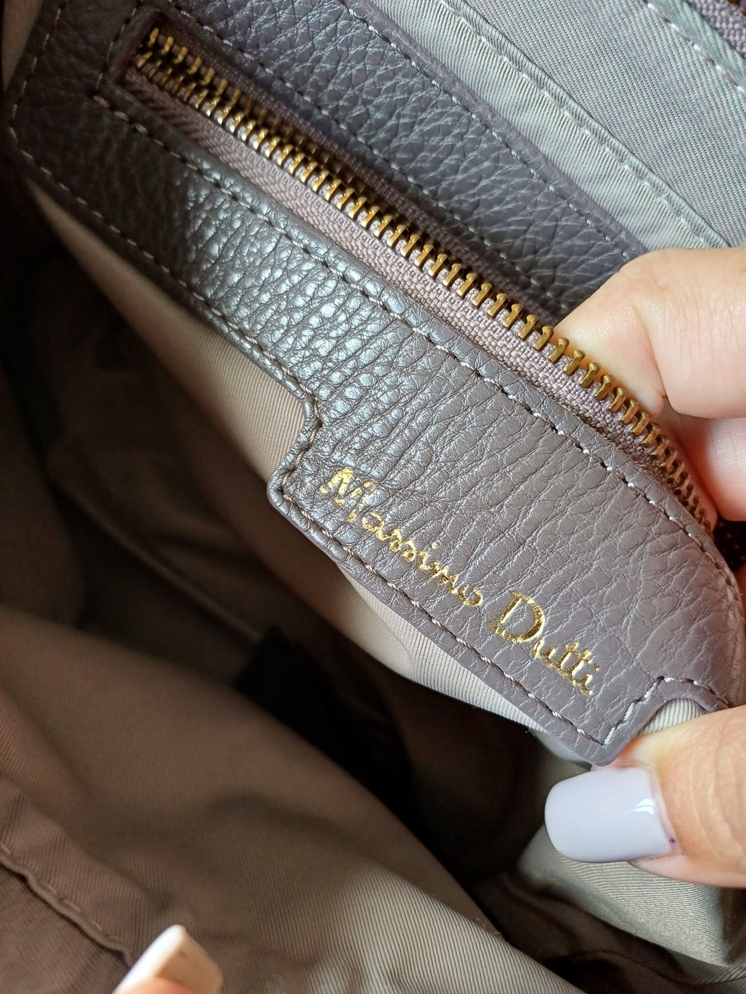Сумка Massimo Dutti натуральная кожа