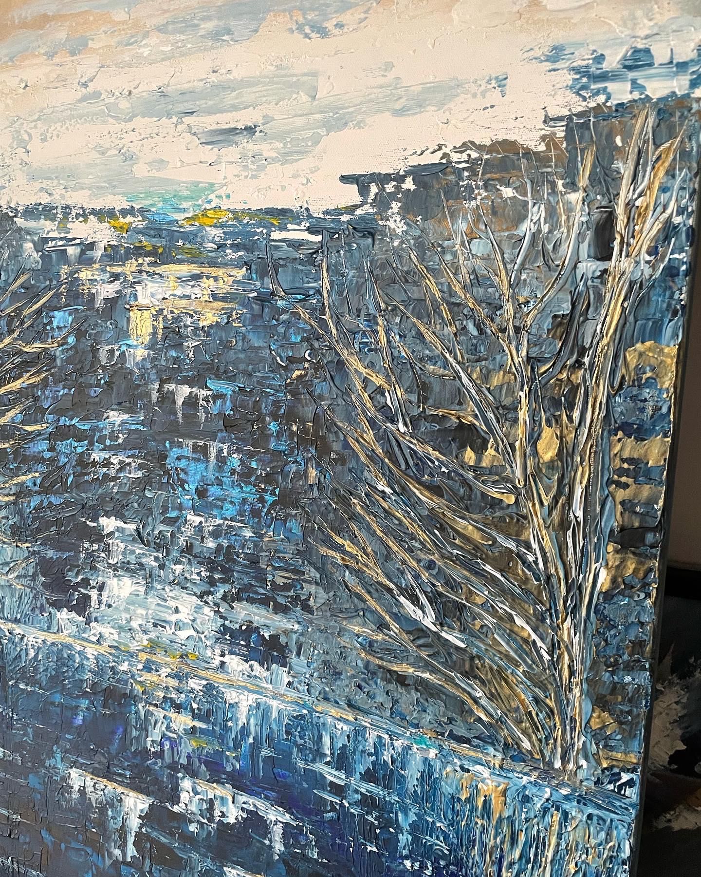 Obraz Landscape 70x100cm, akryl. Przecena!