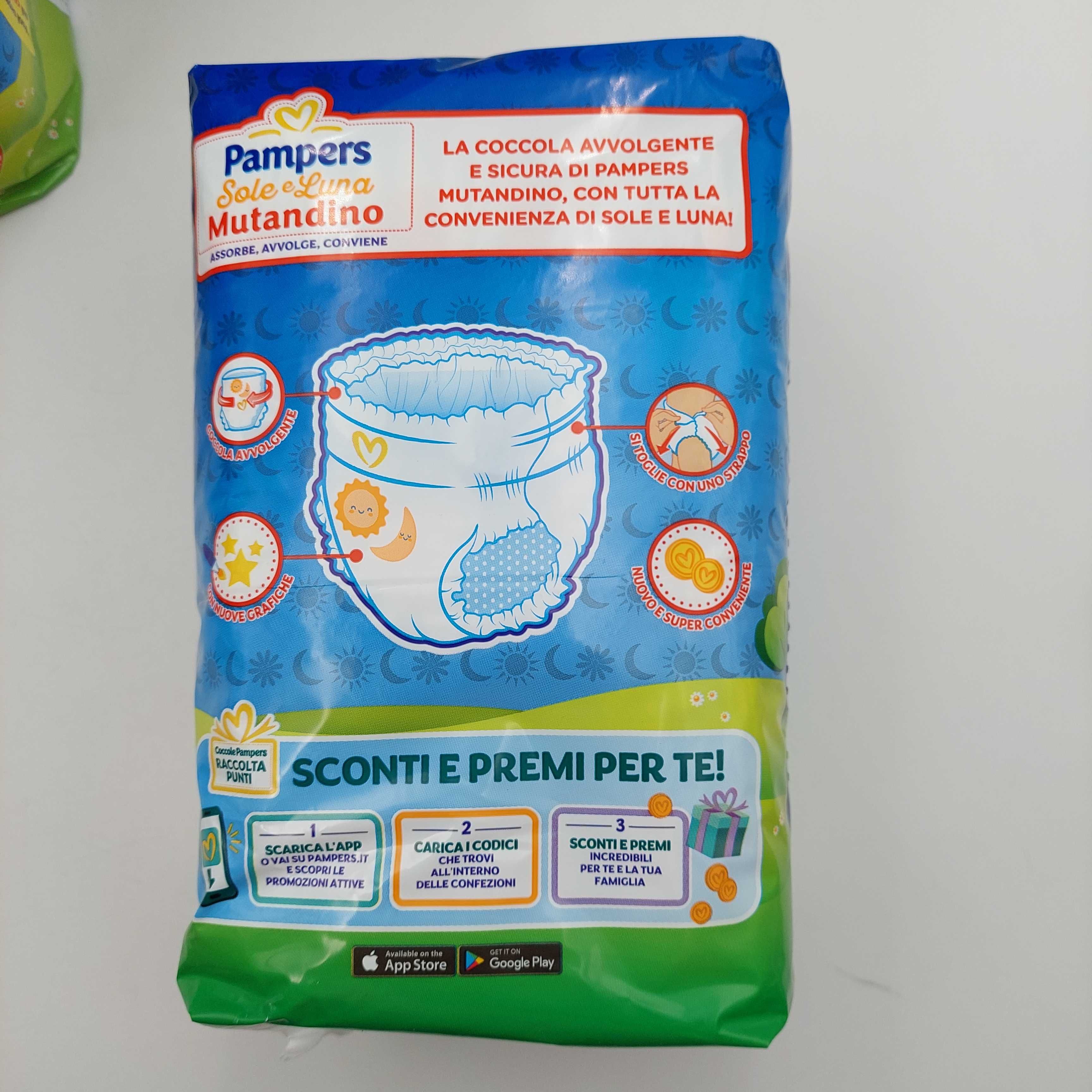 Pampers  pieluchomajtki Sole e Luna rozmiar 5, 12-18 kg, 84 szt