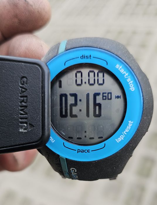 Smartwatch Garmin z nawigacją GPS dla biegaczy sportowy Forerunner 210