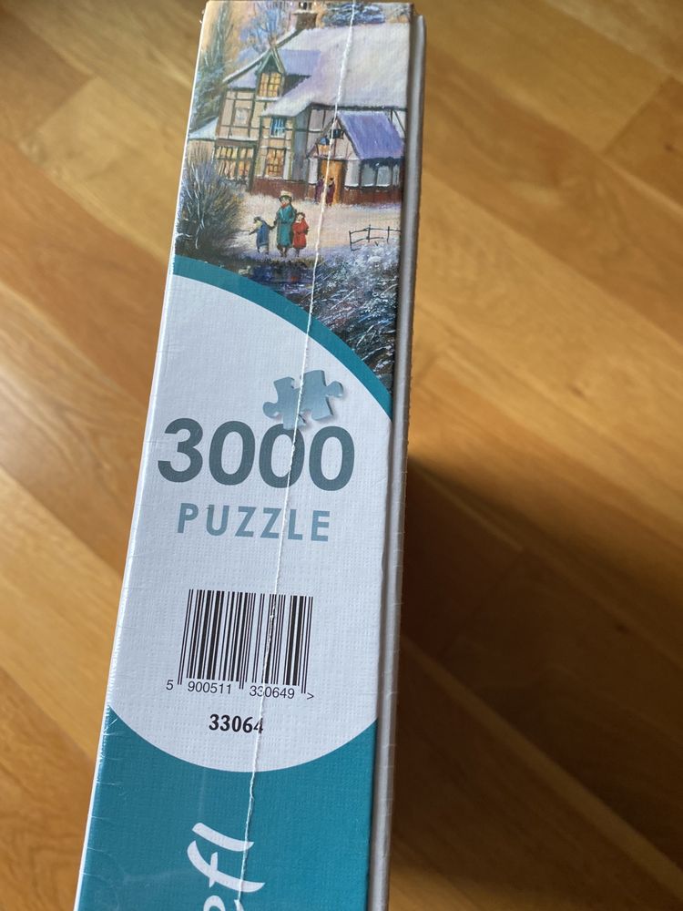 Puzzle Trefl 3000 Winter Time z organizatorem nowe