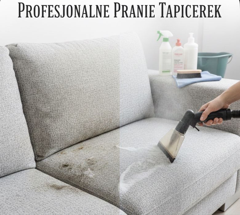 Profesjonalne pranie tapicerki meblowej • Kanapy • Narożniki