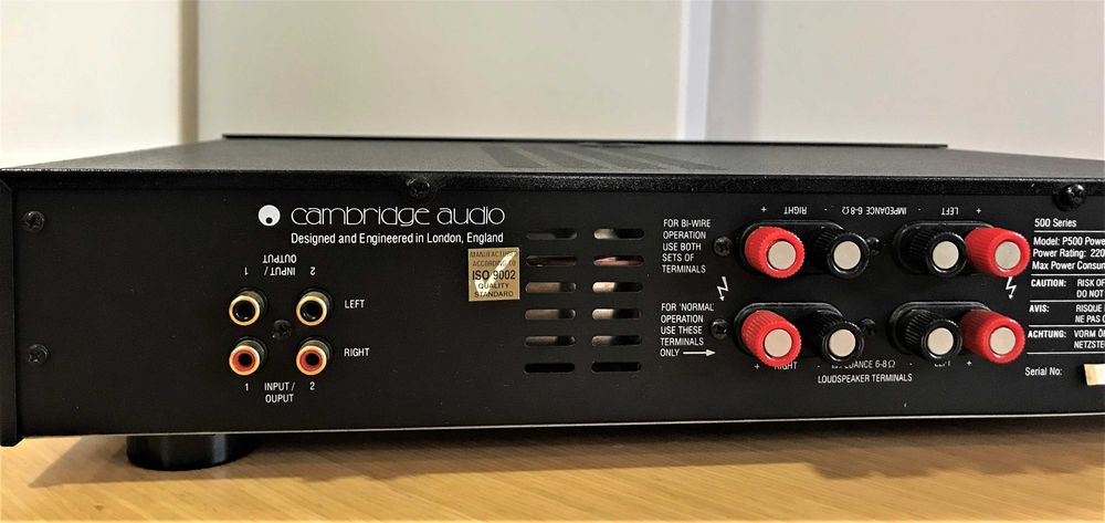 CAMBRIDGE AUDIO P500 power de referência