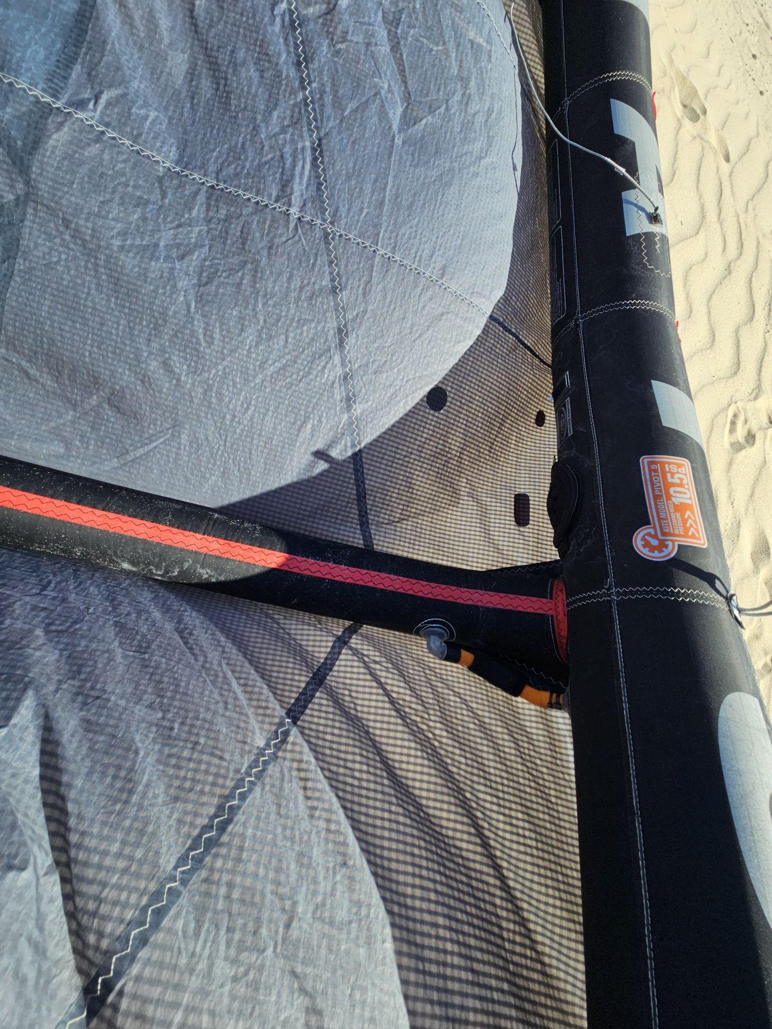 kite naish pivot 9m com barra slingshot sentry