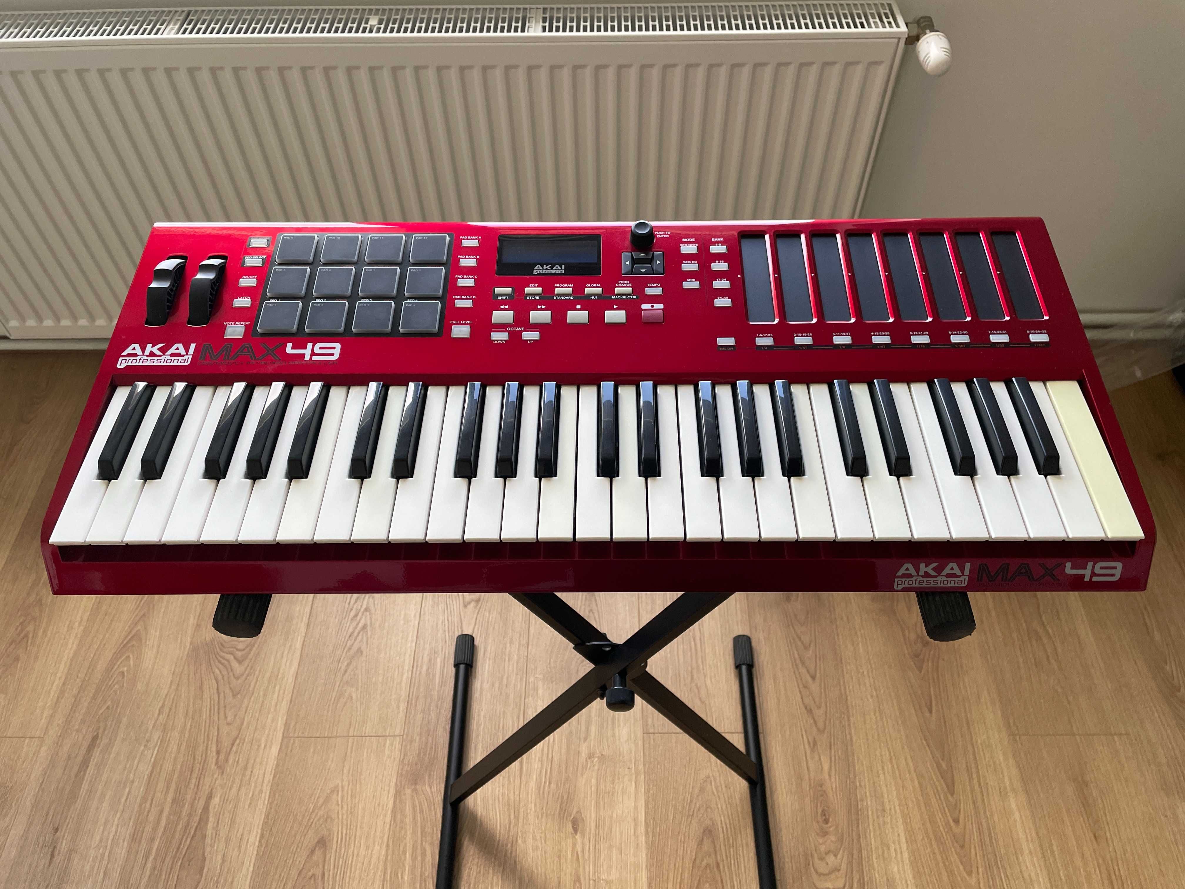 Akai MAX 49 klawiatura sterująca MIDI + stand gratis