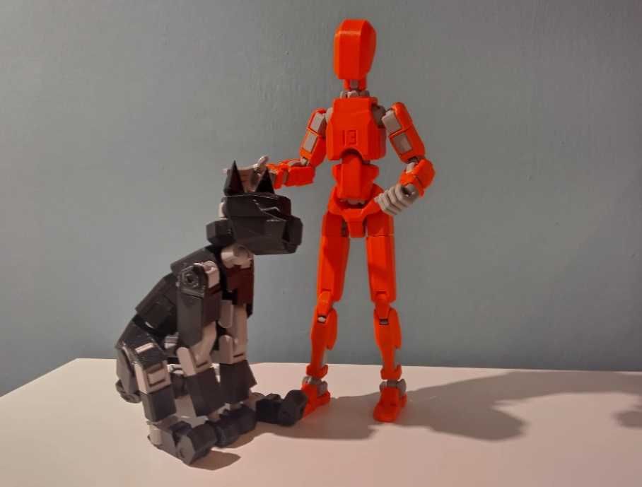 Увлекательна игрушка робот, шарнирная фигура, конструктор Димми 13