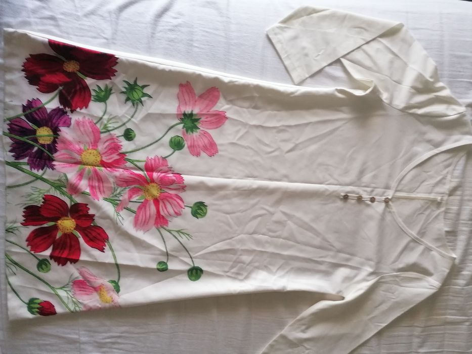 Vestido branco fresco