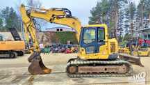 Komatsu PC138 US-8  PC 138 * Lemiesz * Skrętne ramie * Gumowe gąsienice * 8876 mtg