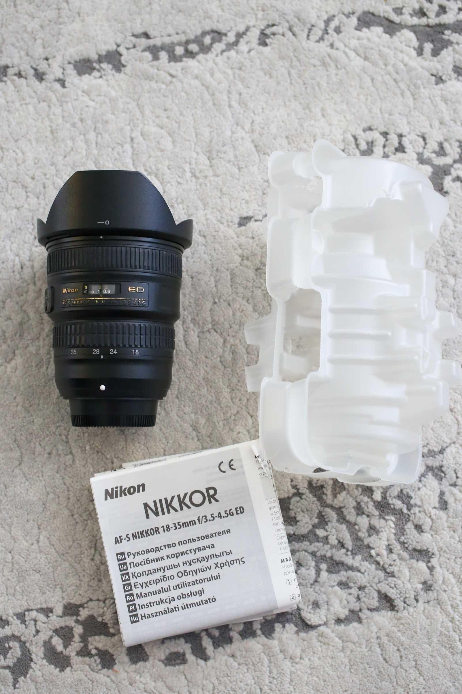 Nikon obiektyw nikkor 18-35 mm f/3,5-4,5 G ED do pełnej klatki