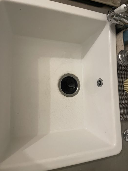 Zlew ceramiczny ikea nablatowy 54 cm szer