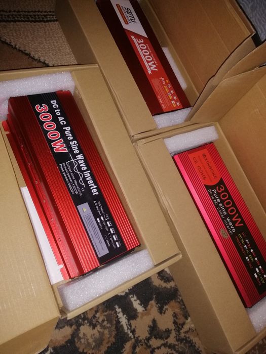 Інвертор 12v 220v 3000w Чистий синус