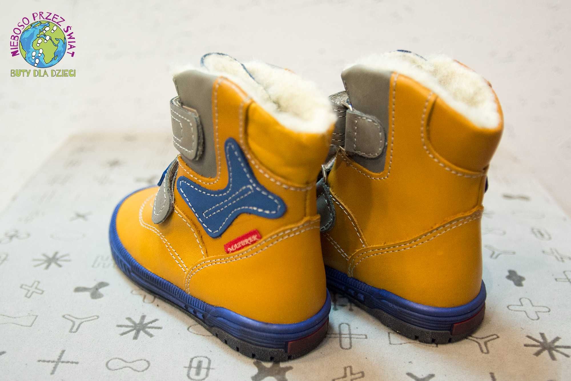 Obuwie dziecięce zimowe buty MAZUREK 1286 r.20