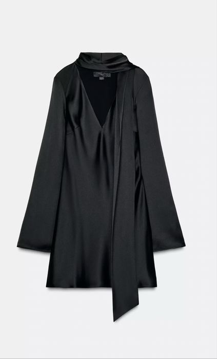 Атласна сукня zara