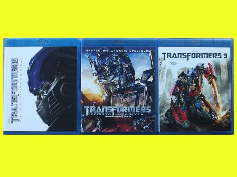 #lustro# Transformers 1 2 3 wydanie specjalne bluray lektor PL