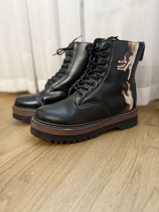 Шкіряні жіночі черевики dr. martens jadon smooth